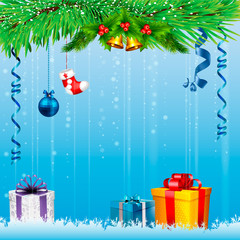 Christmas card. Background