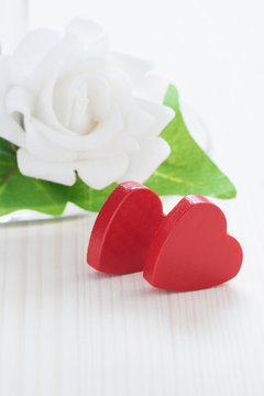 Valentine Red Hearts