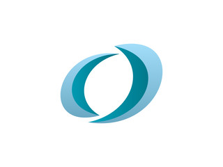 O Letter Wave Logo