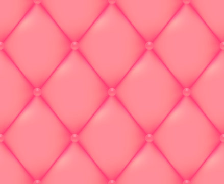 Pink Quilted Seamless Vector Pattern
