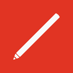 The pencil icon. Pen symbol. Flat Vector