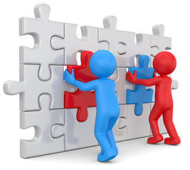 Puzzlewand Partnerschaft