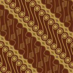 Javanese Batik Seamless Pattern - Set E2 Parang
