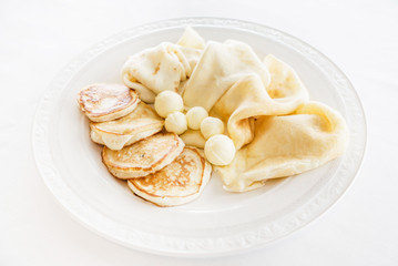 pancakes with butter