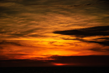 Fototapeta premium A beautiful Galapagos sunset
