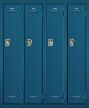 School or changing room lockers.