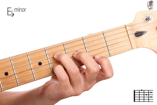 E flat minor guitar chord tutorial