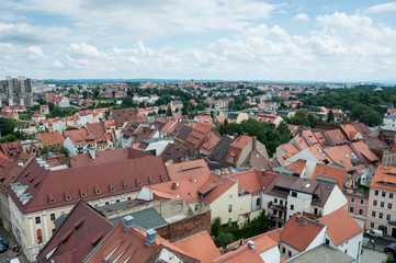 Fototapeta na wymiar Goerlitz old town, from above
