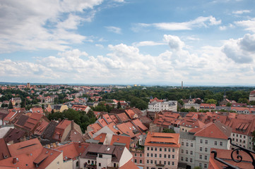 Fototapeta na wymiar Goerlitz old town, from above