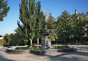 Obraz premium Cathedral Square in Kharkov. Ukraine