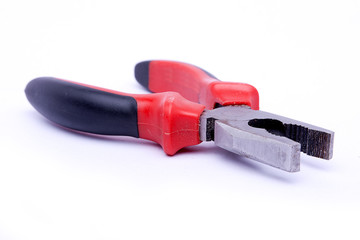 Plier on white background