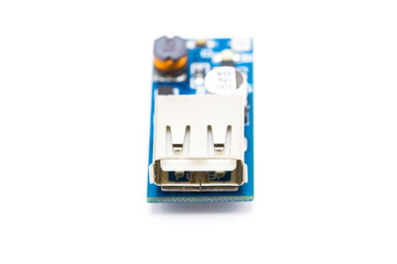 macro photo of electronic circuit