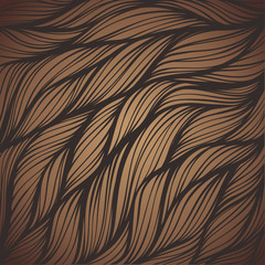 Abstract hand-drawn hair pattern background