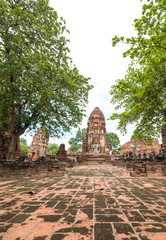 Wat Mahathat in Ayutthaya, Thailand