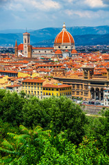 Fototapeta na wymiar Cathedral Santa Maria del Fiore, Florence