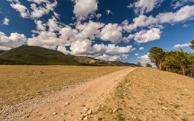 Горы и скалы Алтая. Россия, тайга, леса и вершины. Mountains and rocks of Altai. Russia, taiga, forests and peaks.