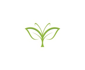 butterfly leaf logo