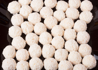 White coconut candy