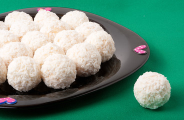 White coconut candy