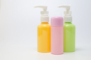 plastic cosmetic products container bottle
