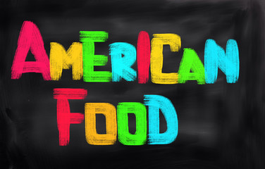 American Food Concept