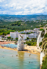 Vieste panoramic view, Gargano,Puglia,Italy