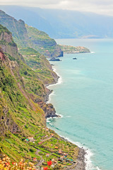 Coastline near Sao Jorge / Boaventura, Madeira