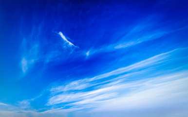 Blue sky with clouds