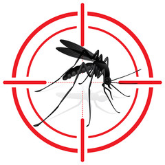 Signaling, mosquitoes with mosquito target. mira signal