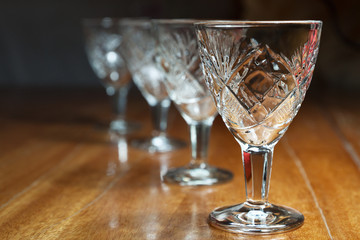 Crystal glasses