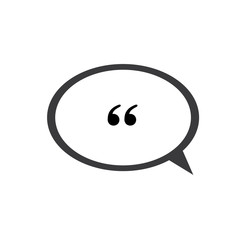 Quote icon vector