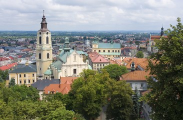 Naklejka na ściany i meble Panoramic view of Przemysl
