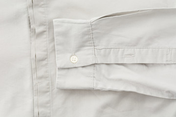 Close up button on shirt