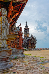 Fototapeta premium Sanctuary of Truth wooden sculpture