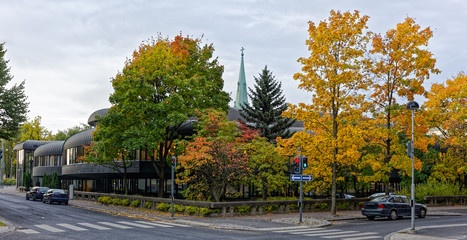 Autumn twilight in Tampere