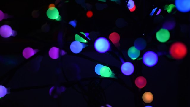 Luces de navidad y colores 