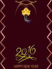 2016 New Year Calligraphy Design