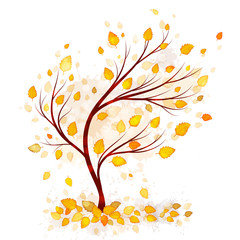 Autumn tree vector