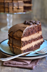 Chocolate cake.