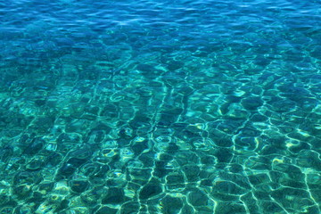 Adriatic sea background in Brela , Croatia moments