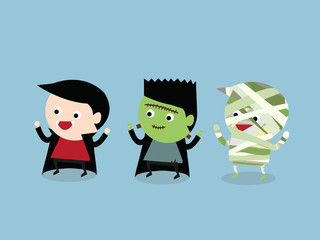 Halloween character, vector