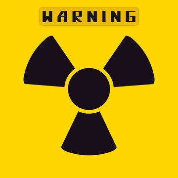 radiation sign.