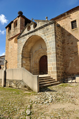 Naklejka premium Iglesia Nuestra Señora de la Asunción, Cuacos de Yuste, Provincia de Cáceres, España