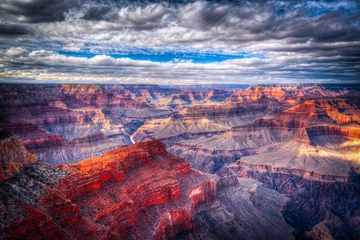 Türaufkleber Schlucht berühmte Aussicht auf den Grand Canyon, Arizona