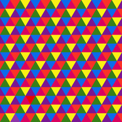 Abstract multicolored geometric seamless pattern