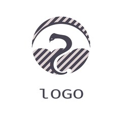 Vector of medicine icon. Snakes and umbrella. Business icon for the company. Logo for charity, health, voluntary, non profit organization, isolated on white background, vector illustration.