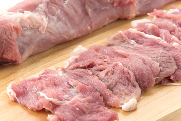 slice pork