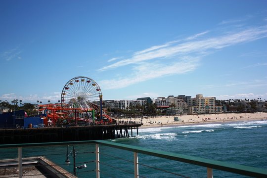 Santa Monica Beach, California USA