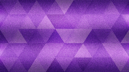 Grainy background with abstract violet and purple triangle shapes
