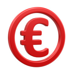 Euro Sign (clipping path included)